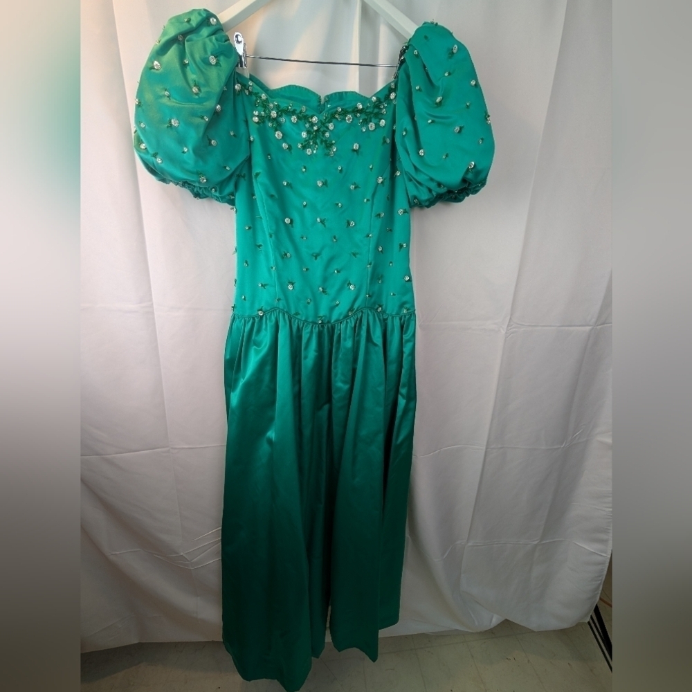 Maggy Reeves couture vintage gown size M(estimated)